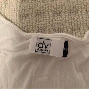 Dolce vita white eyelet tee!!!